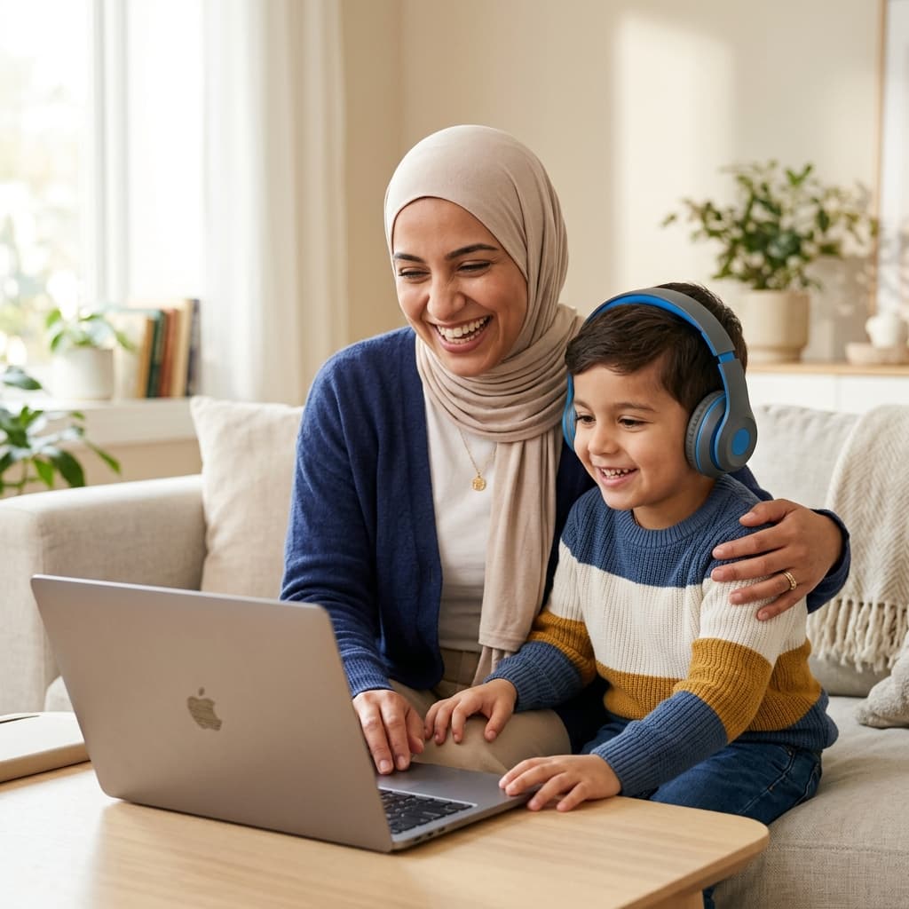 Learning Arabic at home with Hifd Academy